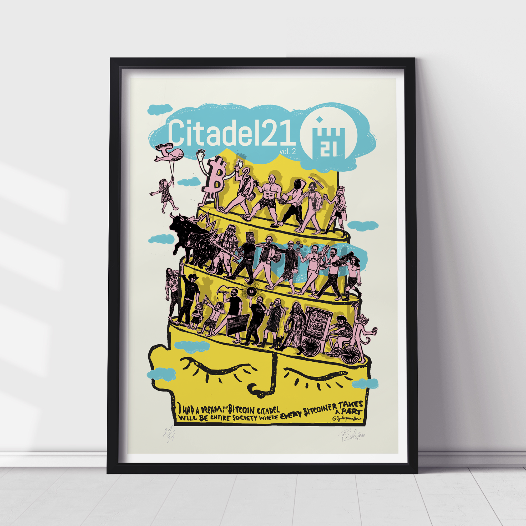 Citadel21 Vol2 poster mockup